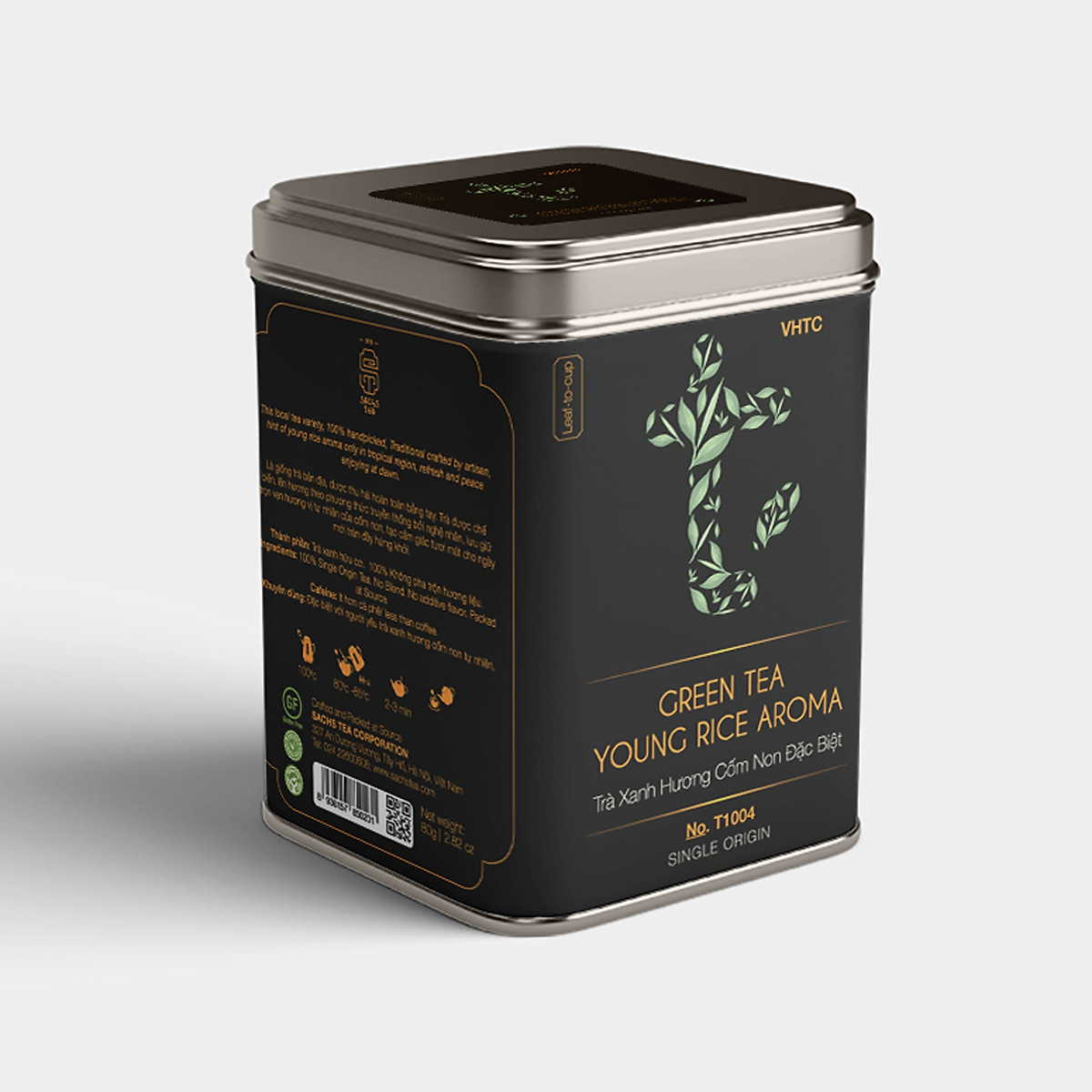 tra xanh huong com non sachs tea sao cui