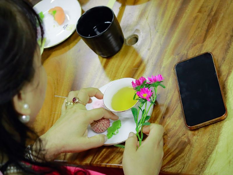 Trà chứa nhiều chất dinh dưỡng và uống trà tốt tim mạch